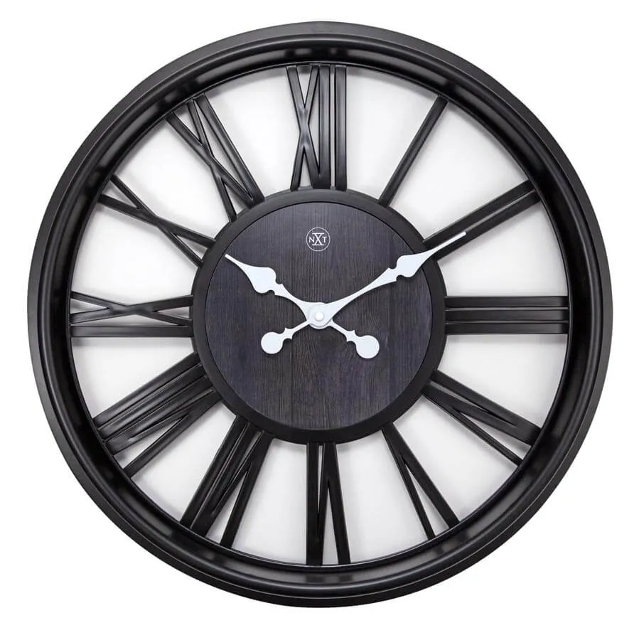 Zegar ścienny (czarny) Quebec Nextime