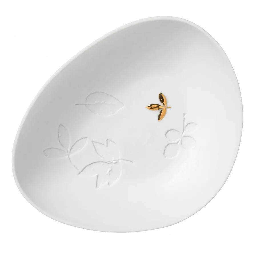 Mała podstawka/miseczka Złoty listek Rader
