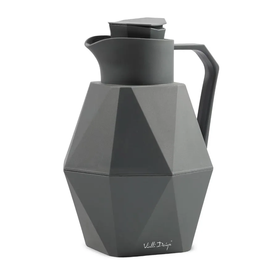 Dzbanek termiczny z wkładem szklanym 1 l (grafitowy) Geo Vialli Design