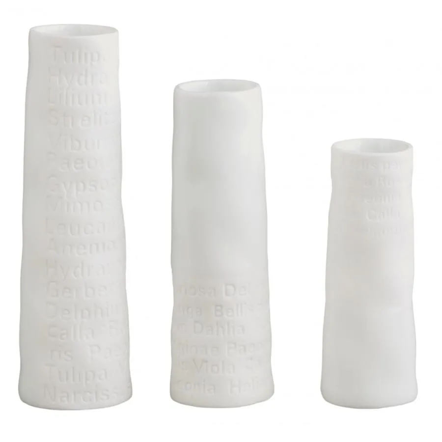 Zestaw 3 mini wazoników A poetic space Rader