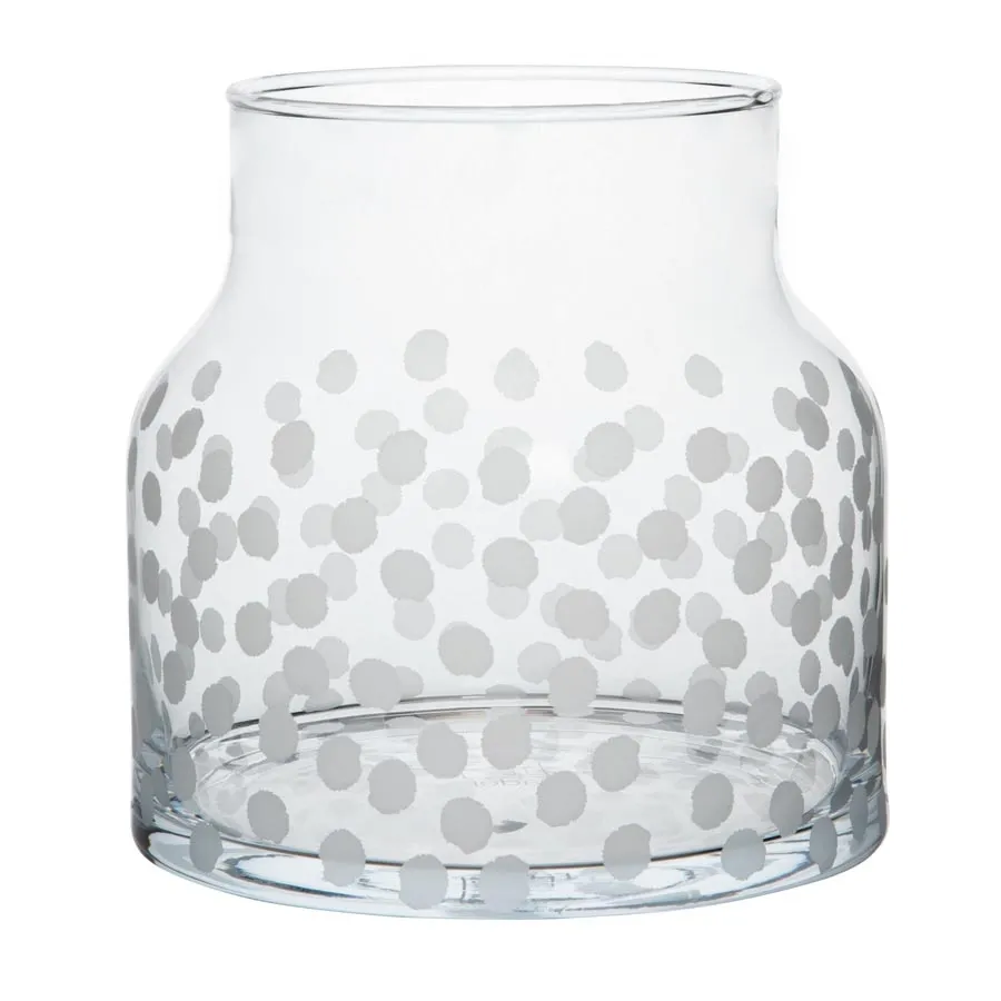 Wazon szklany (18 cm) Dots Rader