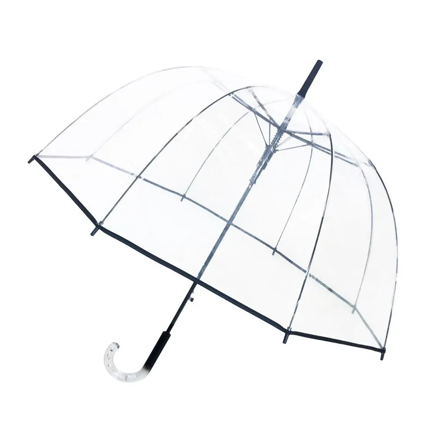 Parasol automatyczny - kopuła L (przezroczysty z czarną obwódką) Smati