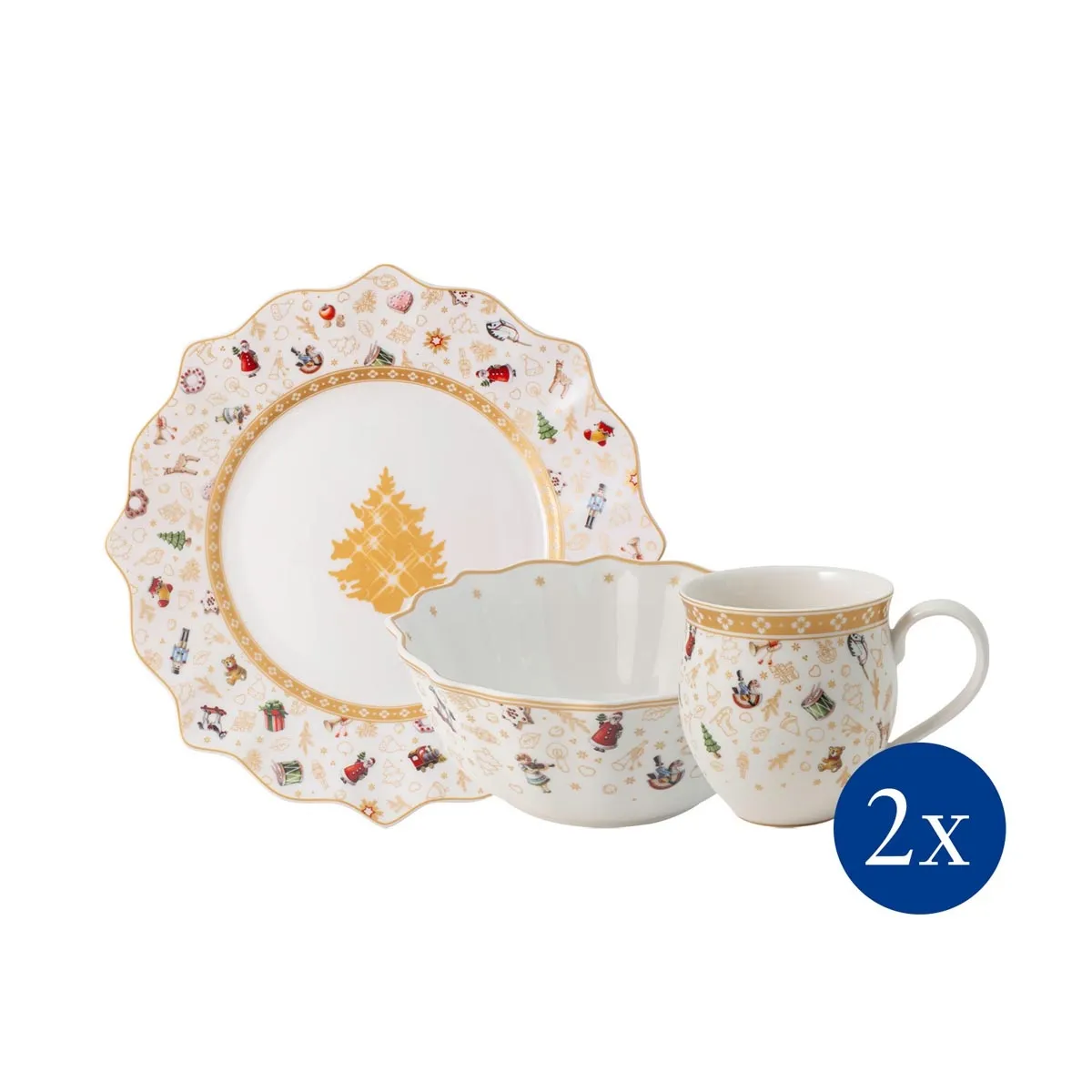 Zestaw śniadaniowy dla 2 os. Anniversary Edition 2020 Toy's Delight Villeroy & Boch