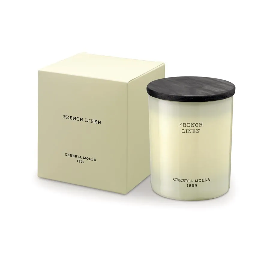 Świeca zapachowa 230 g French Linen Cereria Molla