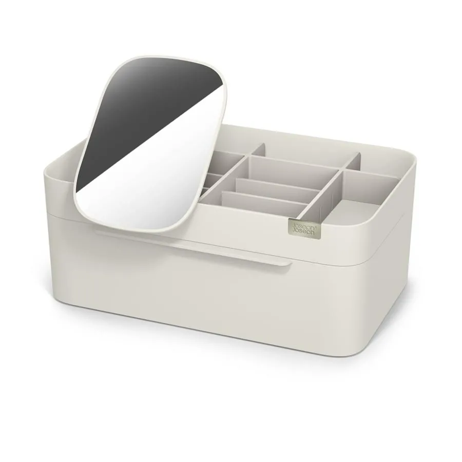 Organizer na kosmetyki z szufladką i lusterkiem L Viva Joseph Joseph