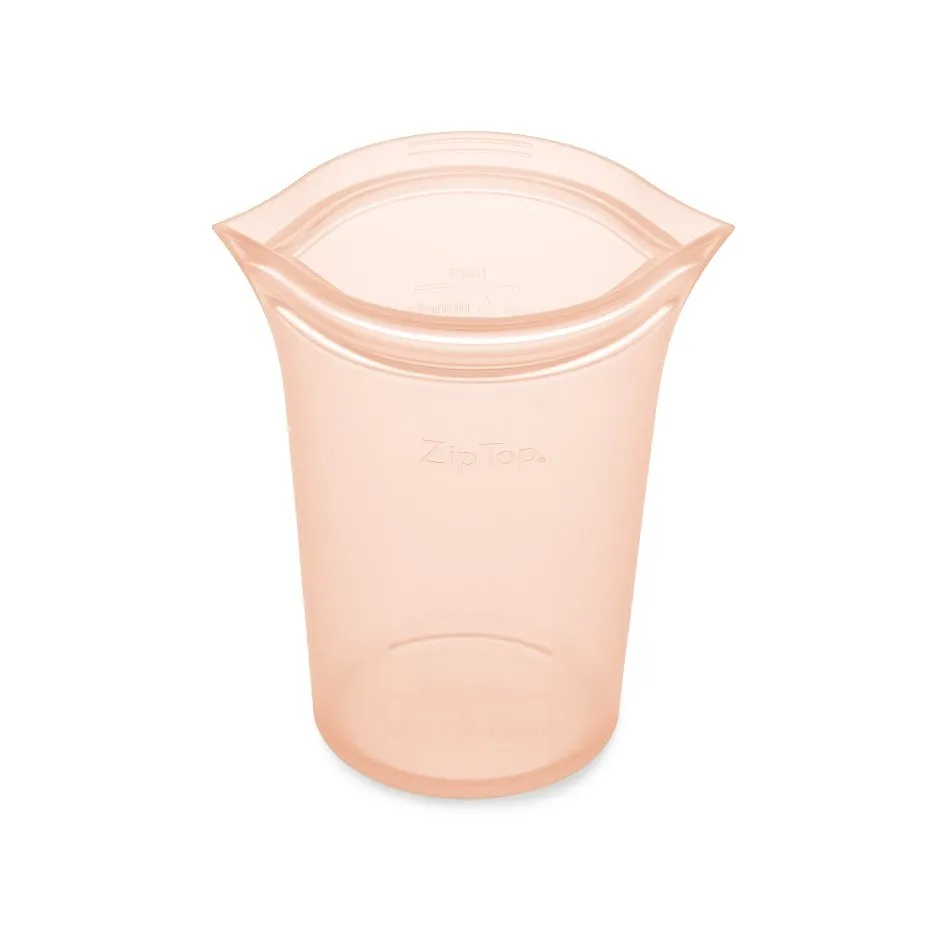 Pojemnik na przekąski L Peach Zip Top