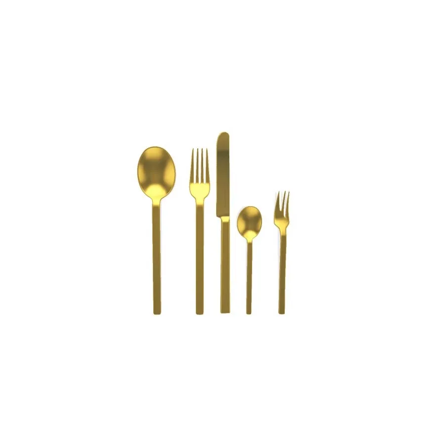 Zestaw sztućców dla 6 osób (30 el.) Oro Ice Stile by Pininfarina Mepra