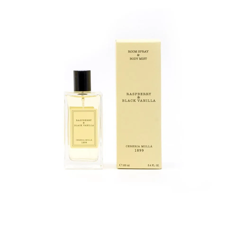 Spray zapachowy (100 ml) Raspberry & Black Vanilia Cereria Molla
