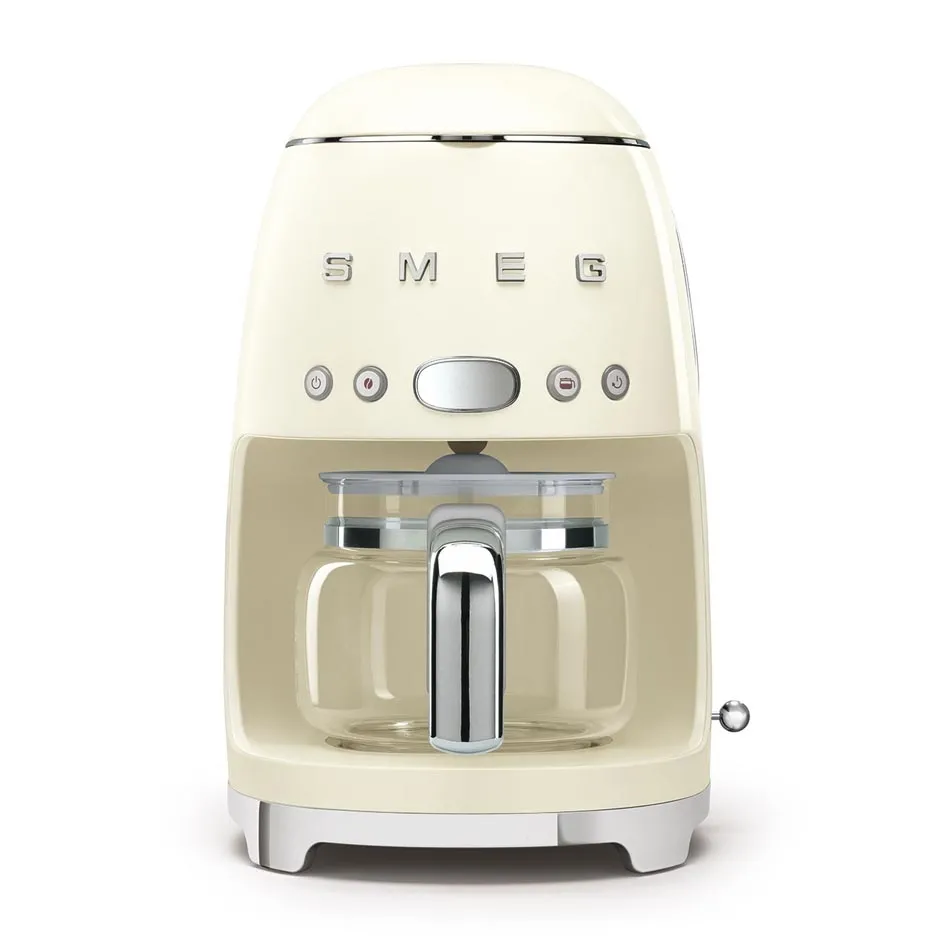 Ekspres do kawy przelewowy (kremowy) 50's Style SMEG