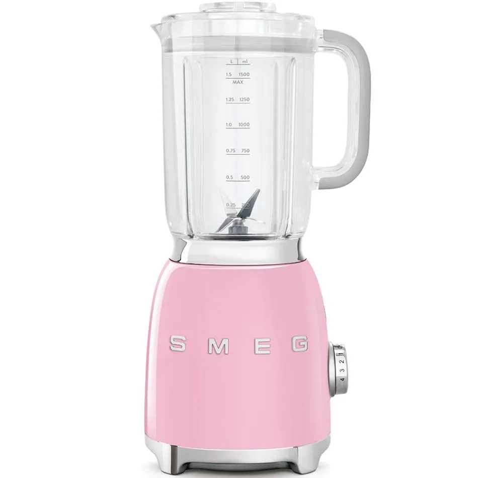 Blender kielichowy 1,5 l (pastelowy róż) 50's Style SMEG