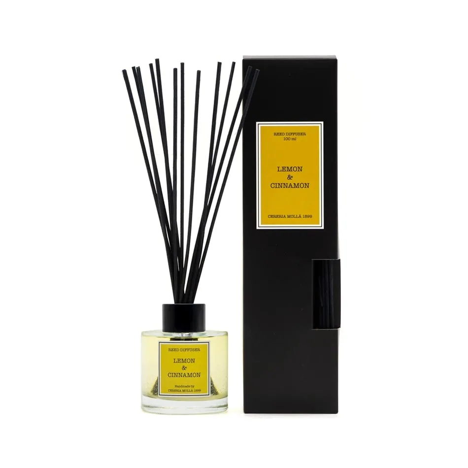 Dyfuzor zapachowy (100 ml) Lemon & Cinnamon Santiago Cereria Molla