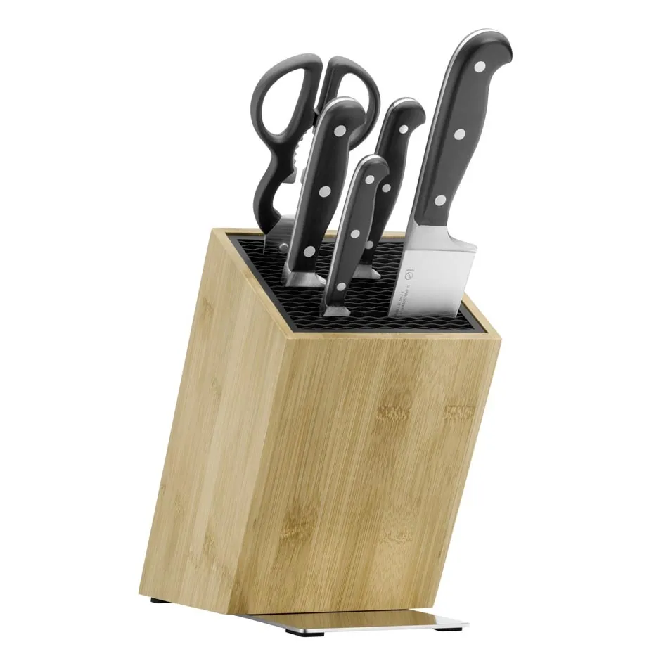 Zestaw 4 noży w bloku + nożyczki Spitzenklasse Plus WMF