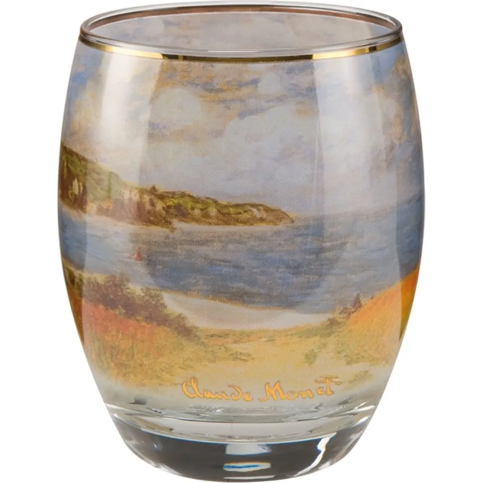 Szklany świecznik Ścieżka przez kukurydzę Cloude Monet Goebel