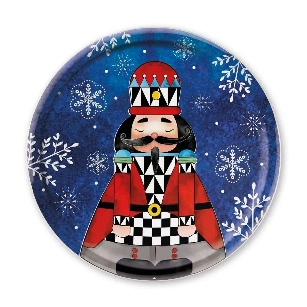 Talerz (31 cm) Schiaccianoci Natale Egan Italy