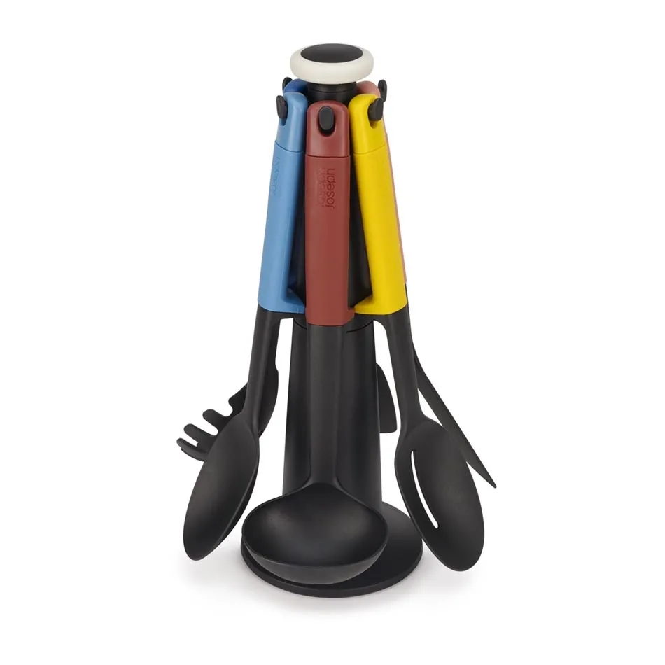 Zestaw 6 narzędzi kuchennych na stojaku Elevate Joseph Joseph