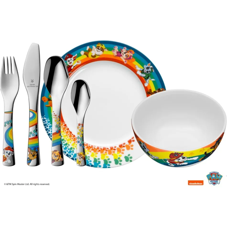 Zestaw dla dzieci (6 el.) Psi Patrol WMF