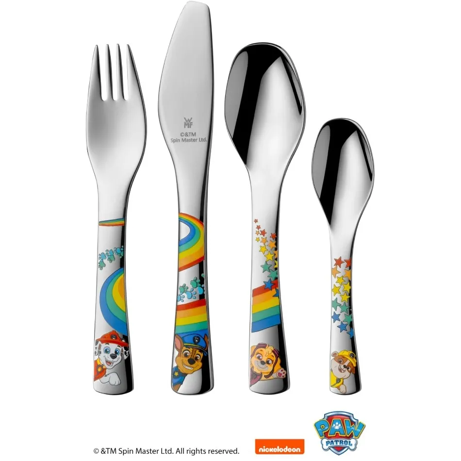 Zestaw sztućców dla dzieci (4 el.) Psi Patrol WMF
