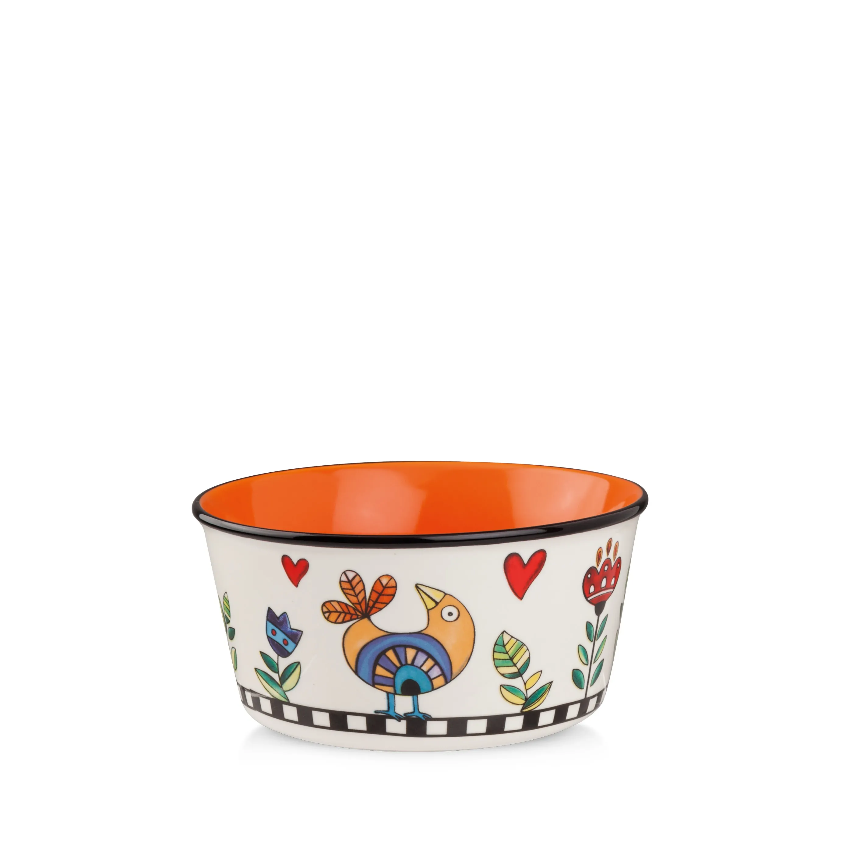 Miska 460 ml Cocorico Egan Italy pomarańczowa