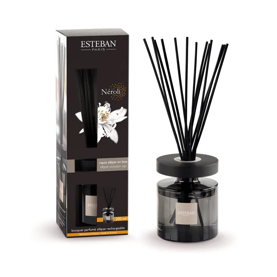 Dyfuzor zapachowy z patyczkami (200 ml) Neroli Esteban