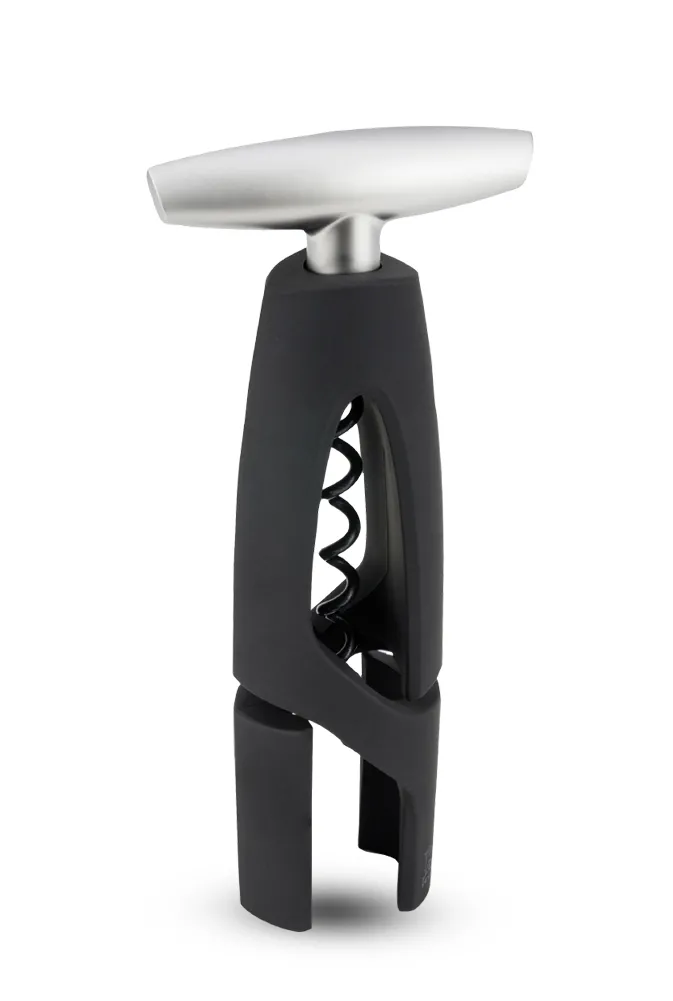 Korkociąg z przecinaczem folii Altar (czarny) Peugot