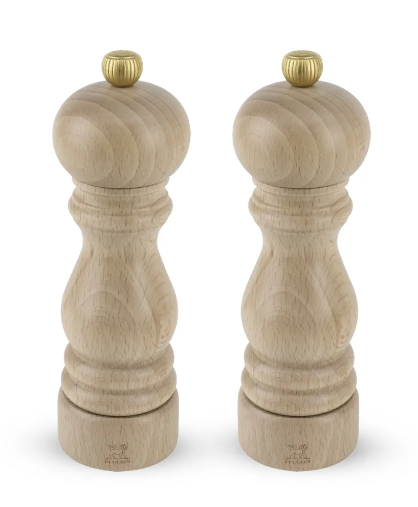 Zestaw 2 młynków do soli i pieprzu Paris (18 cm, drewno) Peugeot