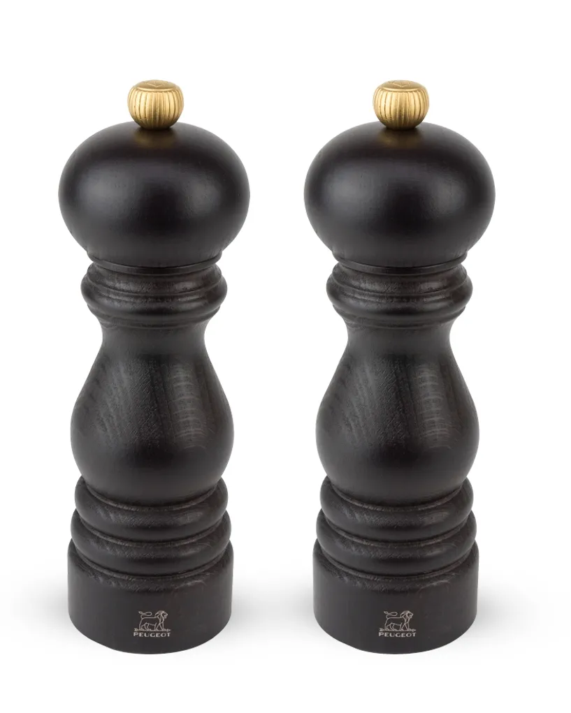 Zestaw 2 młynków do soli i pieprzu Paris (18 cm, brązowy) Peugeot