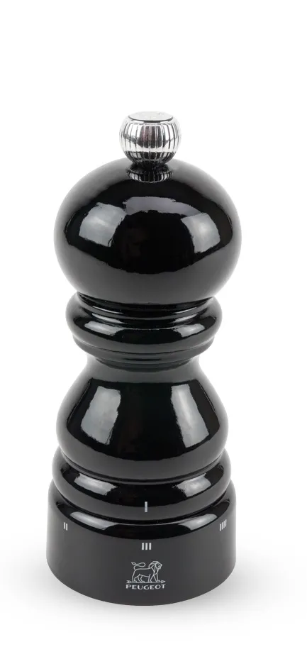 Młynek do pieprzu Paris (12 cm, lakierowany czarny) u'Select Peugeot