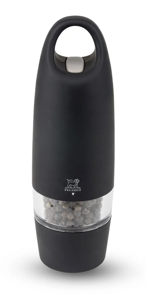 Młynek elektryczny do pieprzu Zest (18 cm, czarny) Peugeot