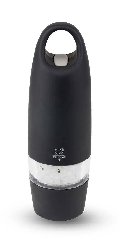 Młynek elektryczny do soli Zest (18 cm, czarny) Peugeot