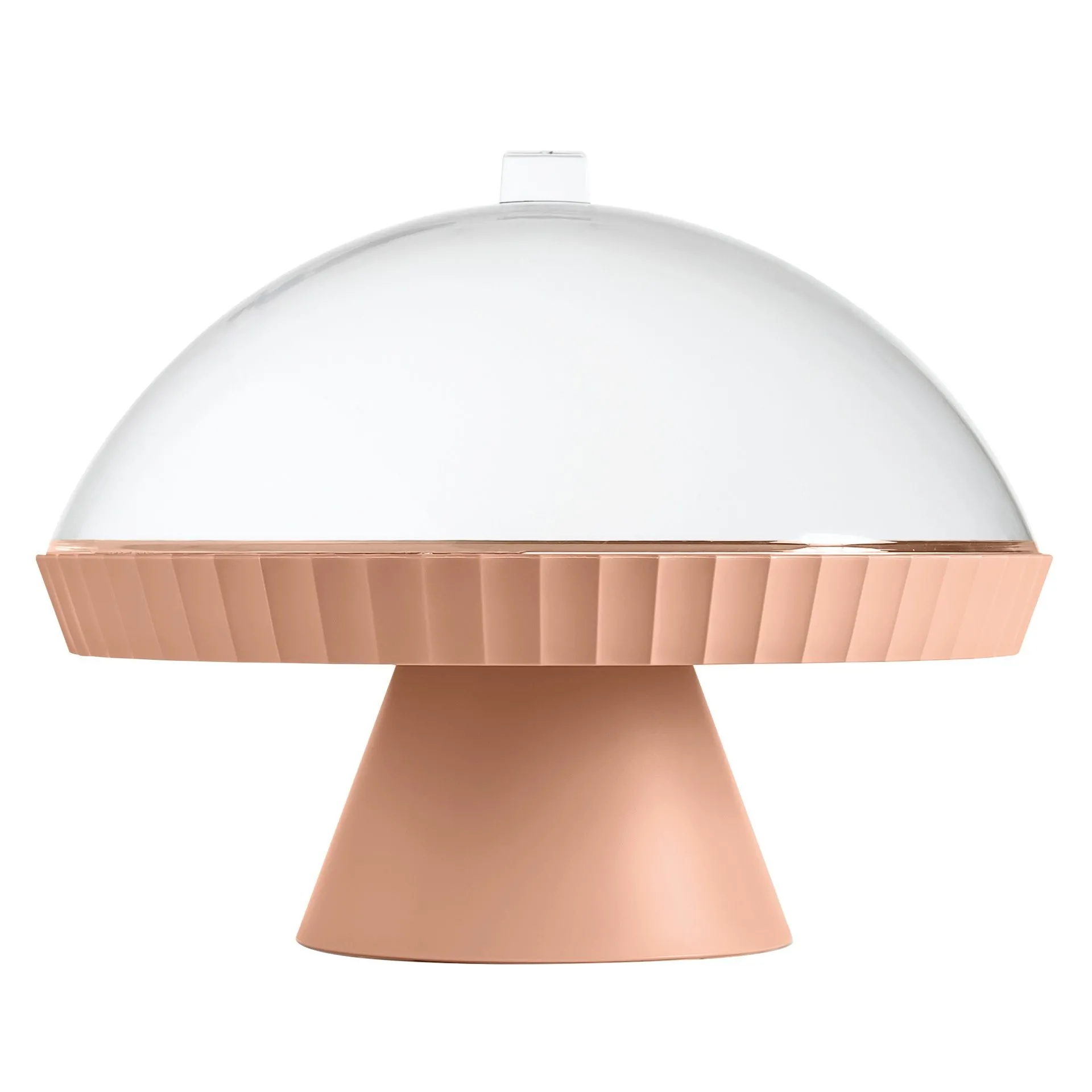 Patera do ciasta z pokrywą i łopatką morelowa Agora BLIM Plus