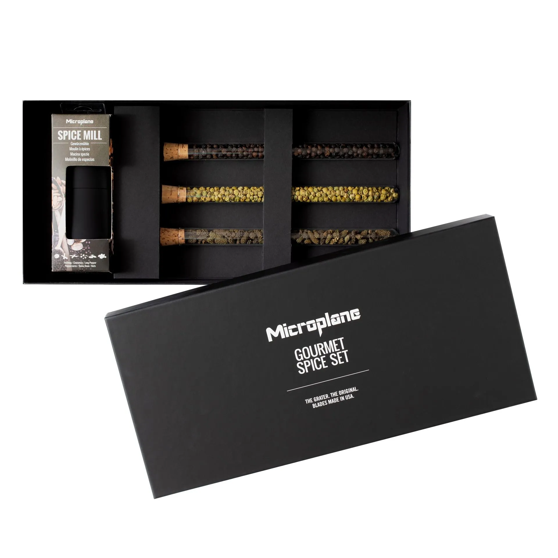 Zestaw do pieprzu z młynkiem, prezentowy GOURMET Microplane