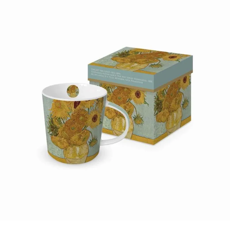 Kubek Słoneczniki (350 ml) w ozdobnym pudełku PPD