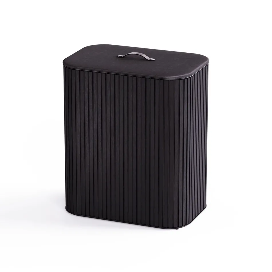 Kosz na pranie potrójny (czarny) Tota Lux Joseph Joseph