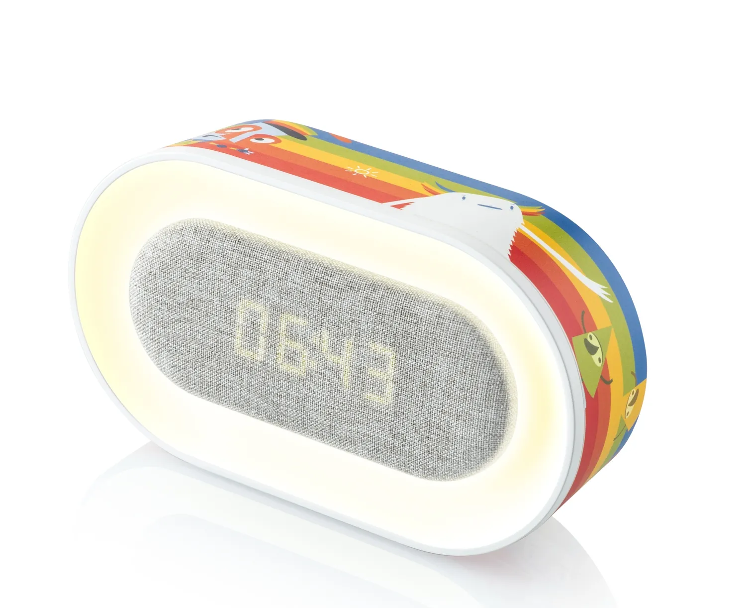 Budzik z lampką LED GoGEN dla dzieci DECKOSVETLO