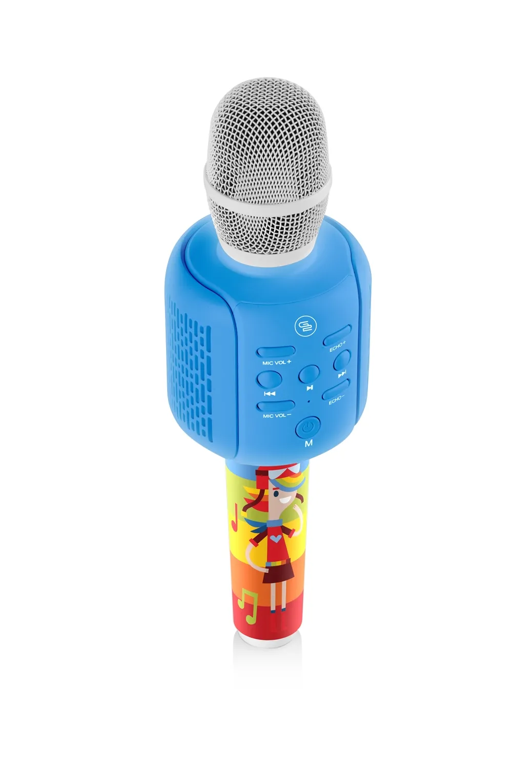 Mikrofon karaoke GoGEN dla dzieci DECKOMIKROFONB niebieski