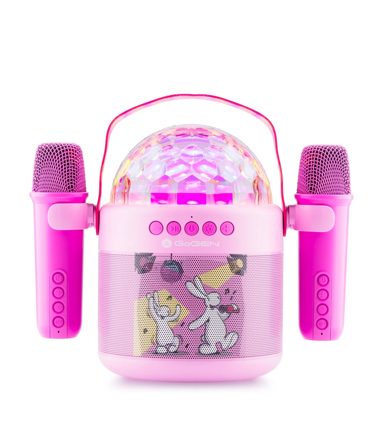 Głośnik karaoke disco dla dzieci GoGEN BOBDISCO różowy