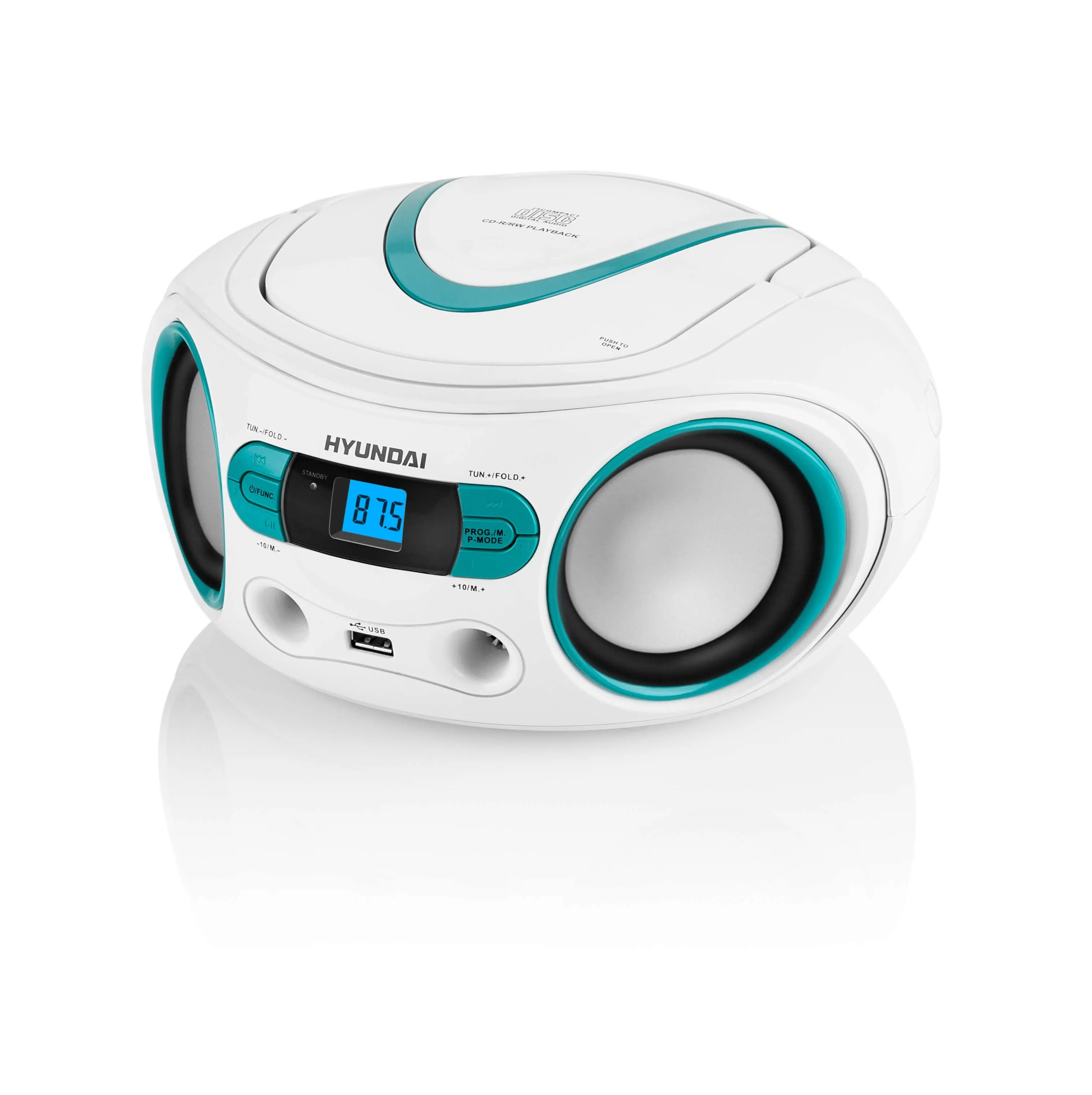 Boombox Hyundai TRC533AU3WBL biały
