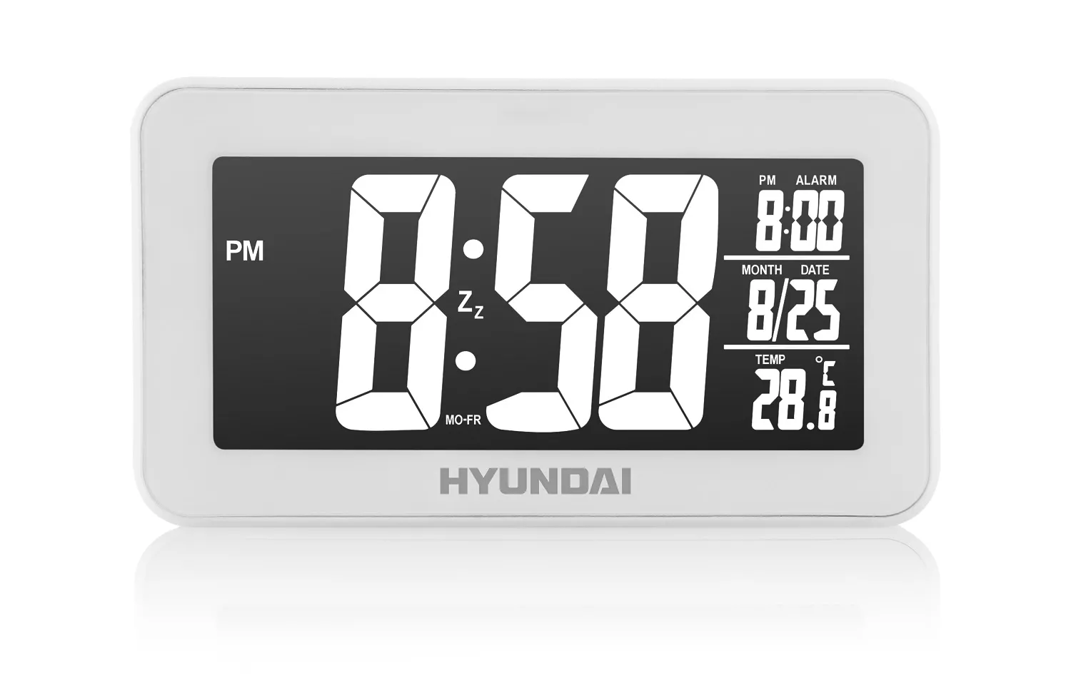 Budzik z pomiarem temperatury Hyundai AC321W