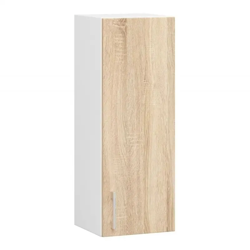 Szafka kuchenna, wisząca, W30 D1, Lima, 30x31x72 cm, biel, dąb sonoma, mat