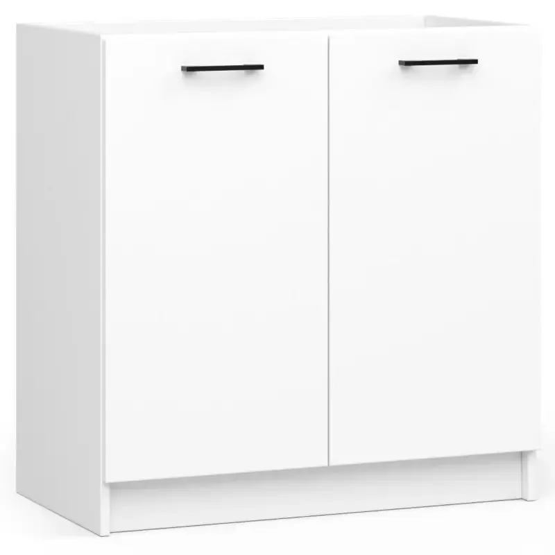 Szafka do kuchni, pod zlewozmywak, S80ZL, Oliwia, 80x46x82 cm, biel, mat