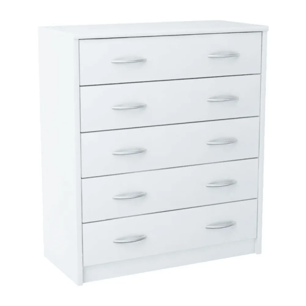 Komoda z szufladami, Classic, 74x35x85 cm, biel, mat