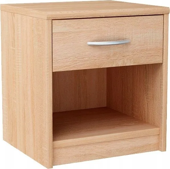 Szafka nocna, stolik, Classic, 39x35x45 cm, dąb sonoma, mat