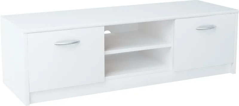 Szafka pod telewizor, stolik, Classic, 120x41x36 cm, biel, mat