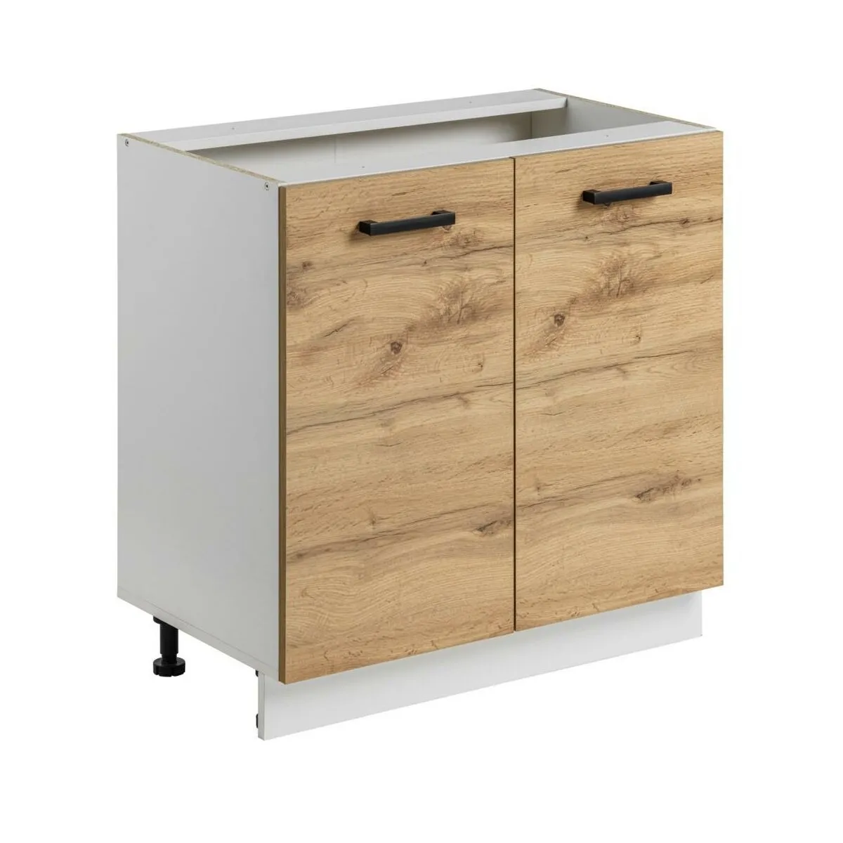 Szafka kuchenna stojąca, Rita, 80x45x81 cm, dąb wotan, mat