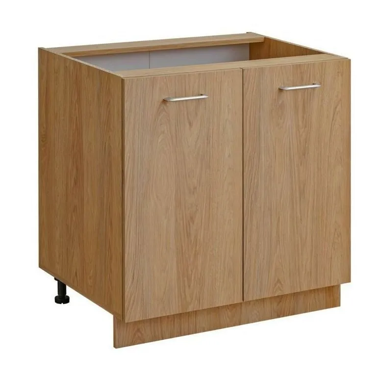 Szafka kuchenna stojąca, Laxy, 80x56x81 cm, dąb hikora, mat