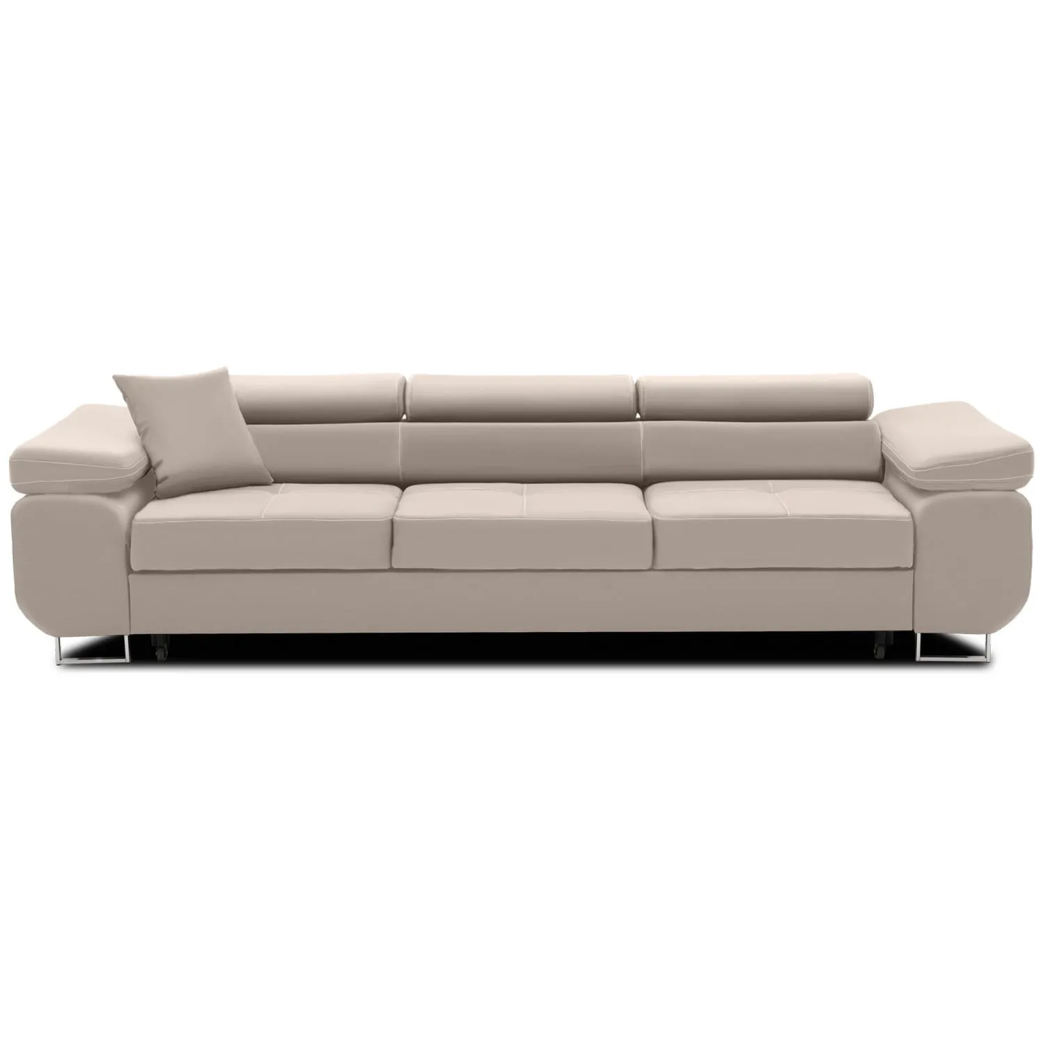 Rozkładana kanapa, Bellezza, 280x100x87 cm, beżowy