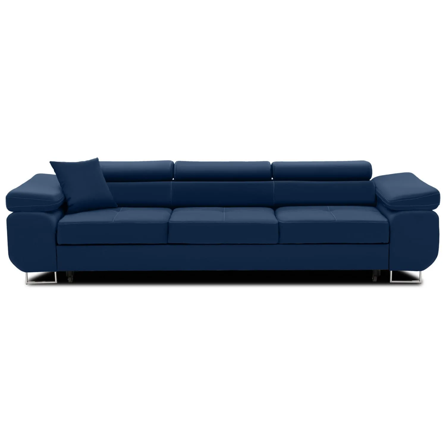 Rozkładana kanapa, Bellezza, 280x100x87 cm, granatowy