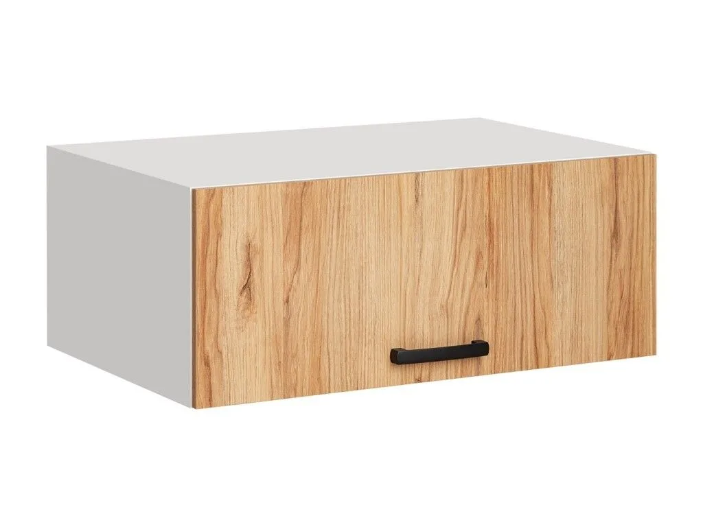 Nadstawka na szafę, Rubic, 90x58x36 cm, dąb warmia, mat