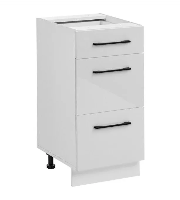 Szafka do kuchni, stojąca, Frida, 40x45x81 cm, biały, połysk