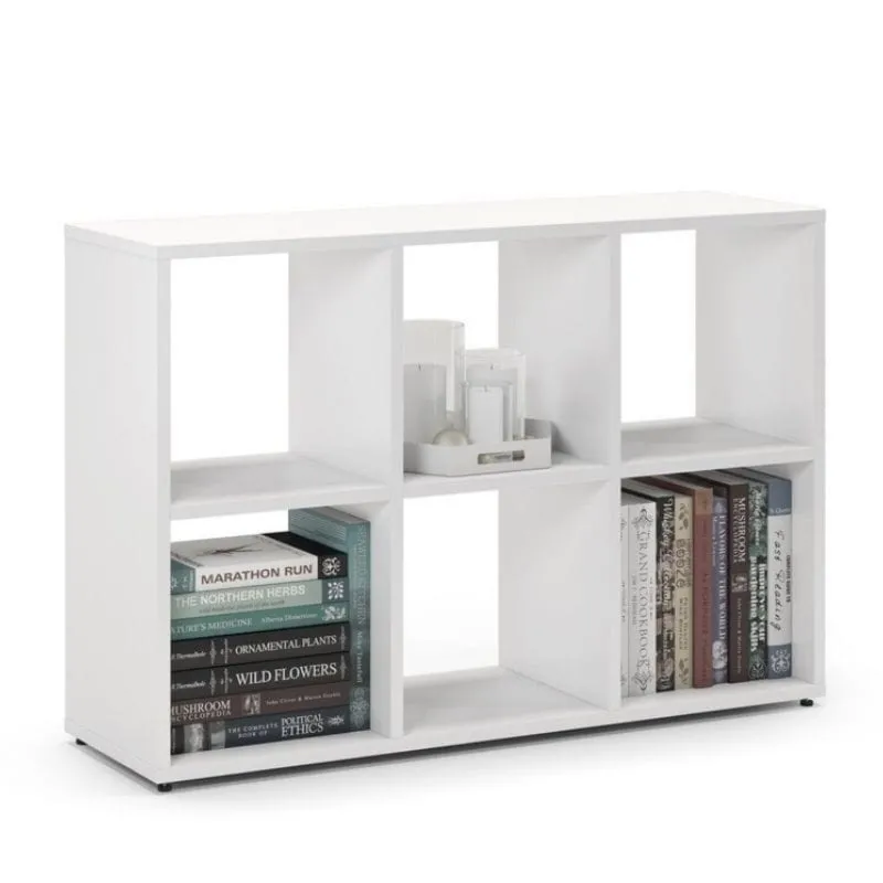 Regał otwarty do pokoju, ETAP, 100x30x66 cm, biel, mat